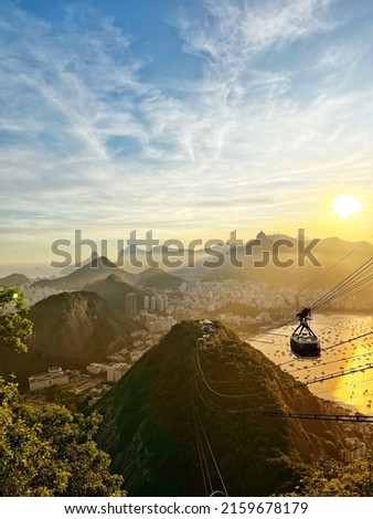 Rio de Janeiro wonderful city. The view of the main tourist spots in the city of Rio. Royalty-Free Stock Photo #2159678179