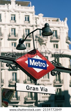 Metro stations in Madrid City     