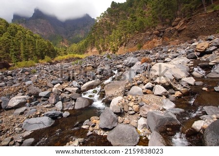 Taburiente River, Caldera de Taburiente National Park, Canary Islands, Spain
