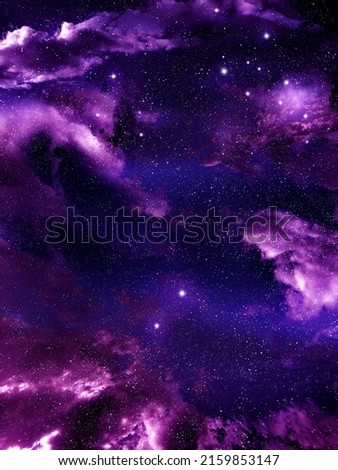 Bright galactic nebulae. Stardust in space, stars in cloud of gas. Beauty of the universe. Colorful cosmos background.