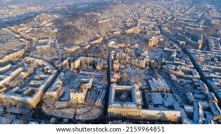 Old town in Lviv, winter 2017 - December 10