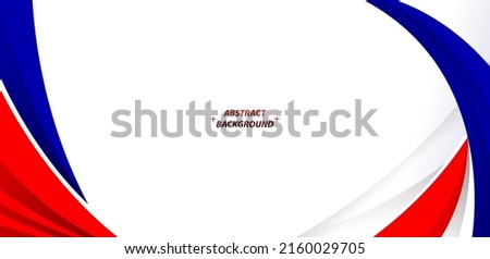 Abstract elegant background design with space for your text. Corporate concept red blue white vector illustration.