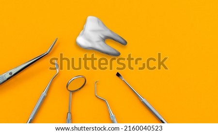 dental instrument and artificial tooth