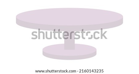 Table for Cake. Vector illustration