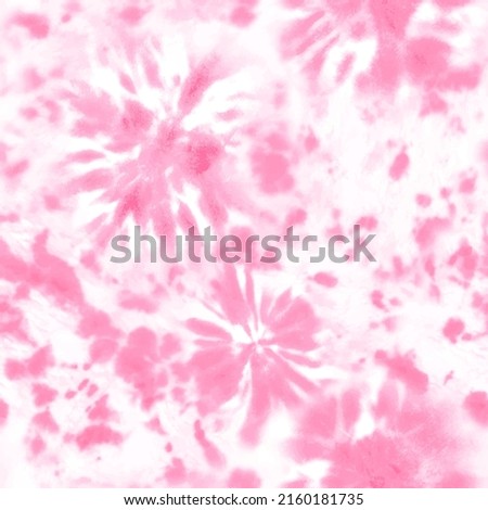 Tie dye shibori pattern. Hand drawn pastel color ornamental elements background. Pink abstract texture. Print for textile, fabric, wallpaper, wrapping paper. Vector Royalty-Free Stock Photo #2160181735