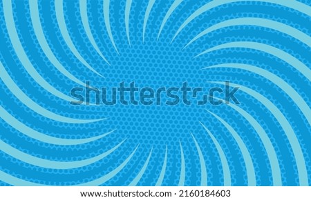 Blue comic pop art abstract background