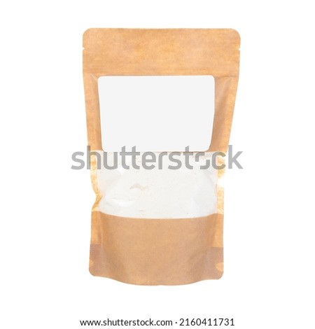 flour package in white background