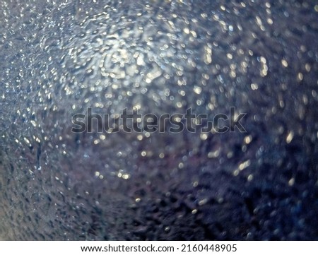 defocused abstract image of a plastic bottle