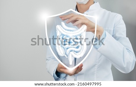 Protecting patient`s health and recovery concept. Neutral color palette, copy space for text. Royalty-Free Stock Photo #2160497995