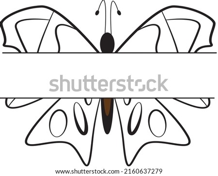 Beauty Butterfly Vector Logo Template