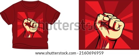 punch t-shirt design background color is a red and t-shirt color is a red beautiful color and beautiful design