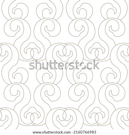 line art abstract ornaments seamless pattern with transparent background. Can be used for wallpaper, web, prints.