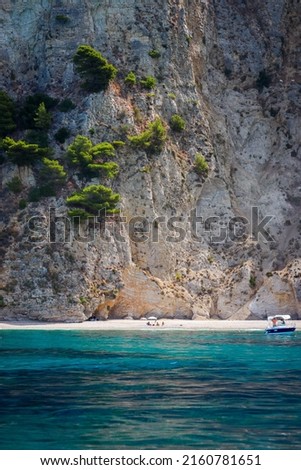 Greek Coast on Corfu Island