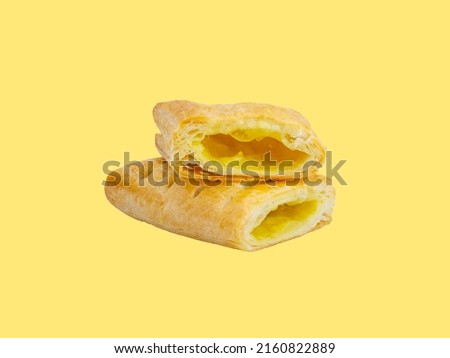 pineapple pie on colored background