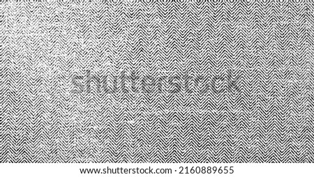 Vector fabric texture. Distressed texture of weaving fabric. Grunge background. Abstract halftone vector illustration. Overlay to create interesting effect and depth. Black isolated on white. EPS10. Royalty-Free Stock Photo #2160889655