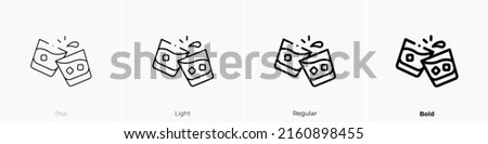 whiskey icon. Linear style sign isolated on white background. Vector illustration. Royalty-Free Stock Photo #2160898455