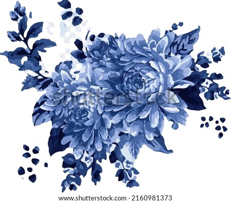 vector illustration of flower arrangements a combination of art and the beauty of various types of beautiful flowers associated with several objects