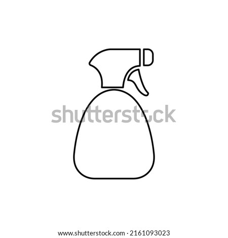 spray icon on a white background, vector illustration