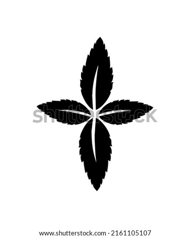 leaf nature icon vector illustration logo template