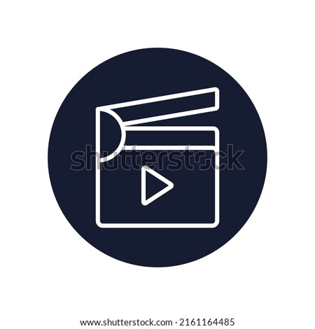 Video Media Vector icon which is suitable for commercial work and easily modify or edit it

