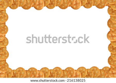 frame of crackers