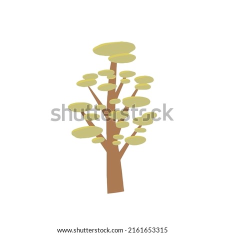 hand drawn tree clip art icon, vector eps 10 forest trees, Scandinavian tree clip art, tree sticker, children wear floral print 