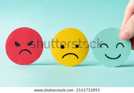 mental health in human,emotion happy angry indifferent,review customer