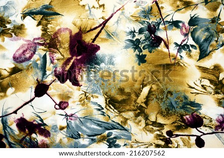 patterned batik fabric suitable as background