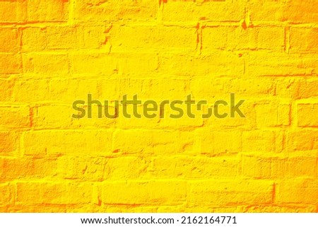 Abstract yellow orange brick wall for Summer pool party invite, happy birthday, Caribbean heat background, Mexican pattern, Cuban texture, Hawaiian luau, Florida UV safety month or fun Bahamas color