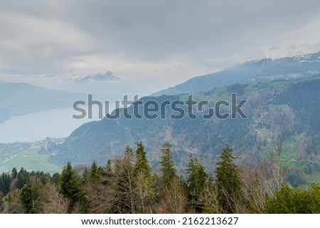 Incredible view of the Bernese Alps. Background nature, freedom