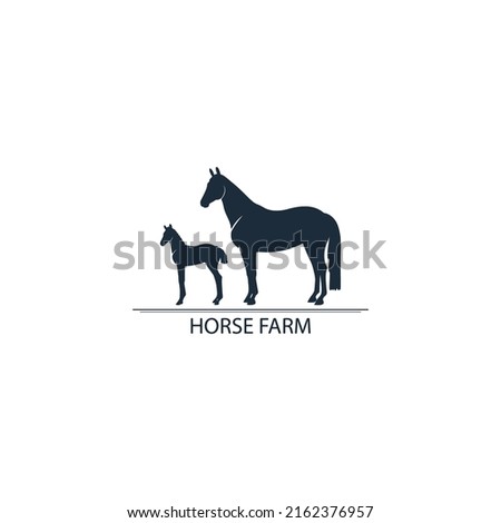 Logo design for horse farm