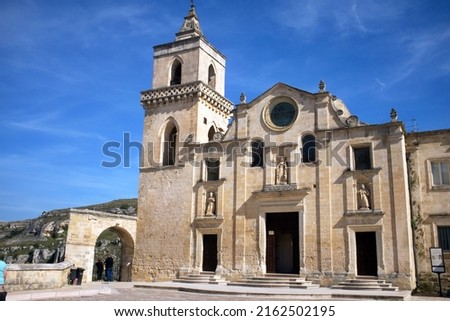 Church of San Pietro Caveoso, Matera, Basilicata region, Italy. Royalty-Free Stock Photo #2162502195