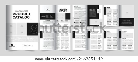 Product Catalog Design or Catalogue Template Design and Print ready Royalty-Free Stock Photo #2162851119