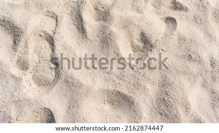 Sand beach texture background top view well editing text present on free space