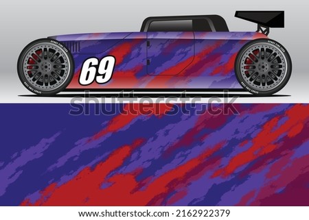 Car wrap decal designs for racing livery or daily car vinyl sticker