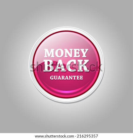 Money Back Guarantee Button