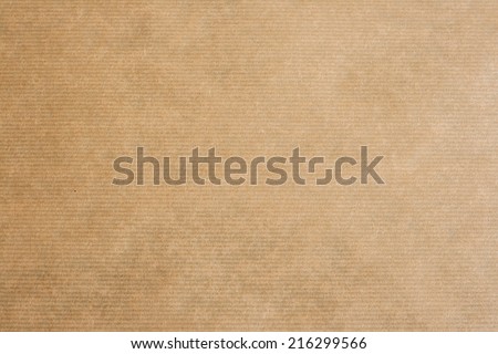 clear brown striped kraft paper texture or background  Royalty-Free Stock Photo #216299566