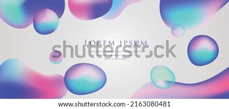 Graphic design of water drops