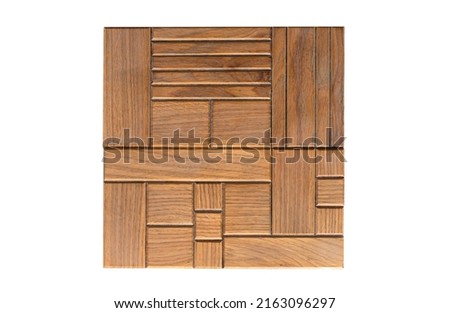 Brown wood texture background made of natural wood. The wooden panel has a beautiful dark pattern, parquet texture