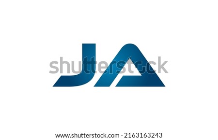 JA linked letters logo icon