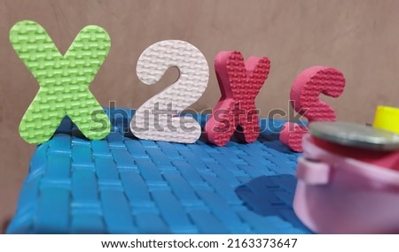 alphabet letters from plastic children's toys