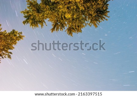 Stars at night in Grand Teton National Park