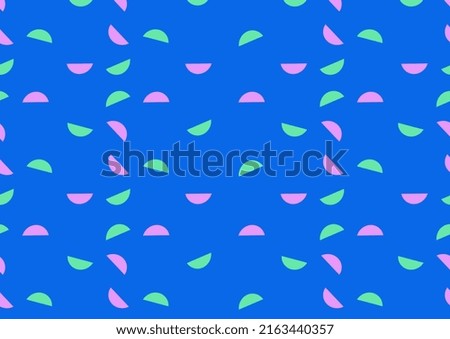 blue flat wallpaper, beautiful smile design pattern, with a variety of colors and styles.