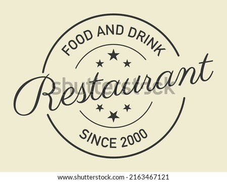 The Best, Simple, and Elegant Restaurant Logo