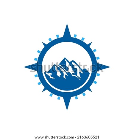 Adventure Compass Logo Design simple