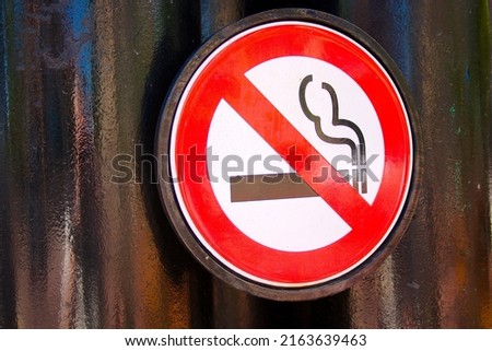No Smoking sign posted throughout Bolder Colorado. This is a non smoking city. 