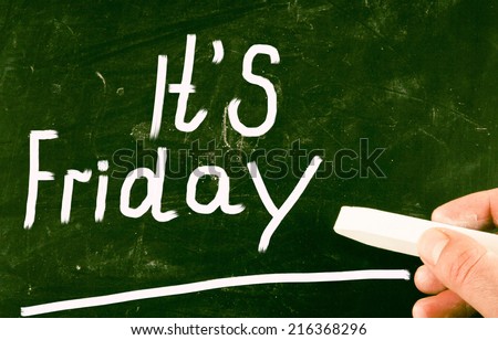 it's friday concept