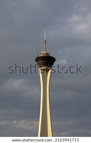 The Stratosphere Tower in Las Vegas, Nevada, United States Royalty-Free Stock Photo #2163941715