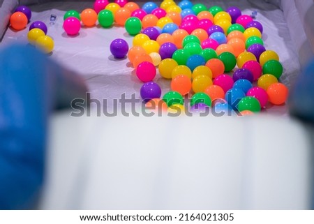 Colorful balls for kids to play with every day.