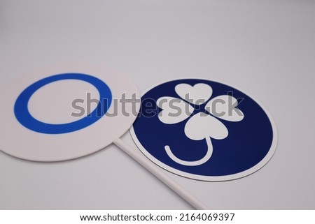 Japanese disabled mark and circle